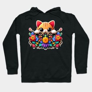 the cute little peeky cat Hoodie